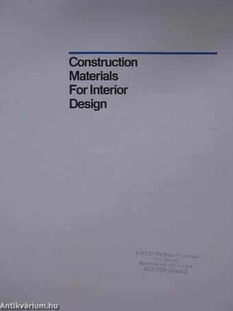 Construction Materials For Interior Design