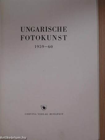 Ungarische Fotokunst 1959-60.