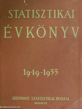 Statisztikai évkönyv 1949-1955