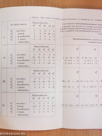 A lineáris programozás matematikai alapjai