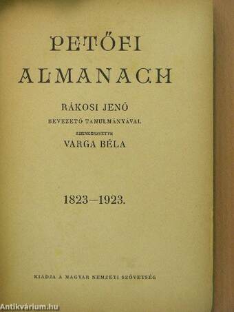 Petőfi almanach