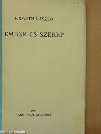 Ember és szerep