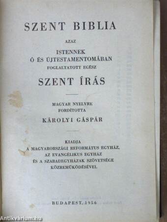 Szent Biblia