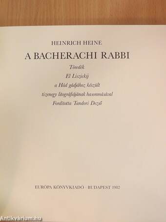 A bacherachi rabbi