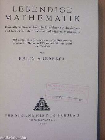 Lebendige Mathematik