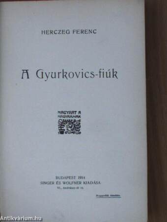 A Gyurkovics-fiúk