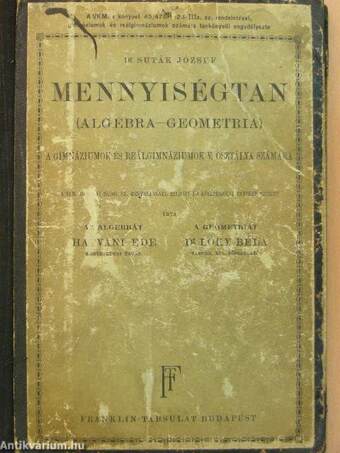 Mennyiségtan V.