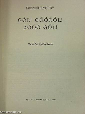 Gól! Góóóól! 2000 gól!