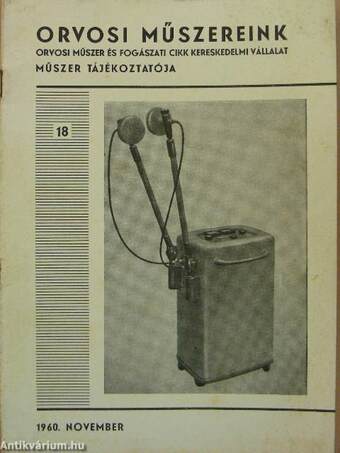 Orvosi Műszereink 1960. november