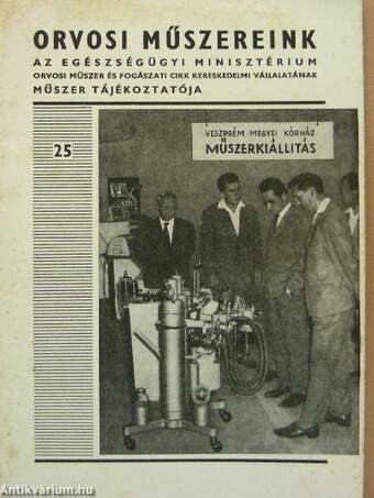 Orvosi Műszereink 1962. december