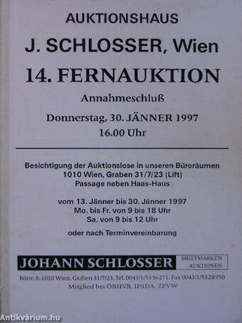 Auktionshaus J. Schlosser - 14. Fernauktion