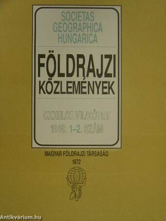 Földrajzi Közlemények 1999/1-4.