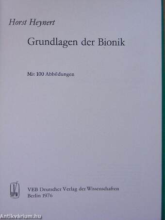 Grundlagen der Bionik