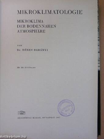 Mikroklimatologie