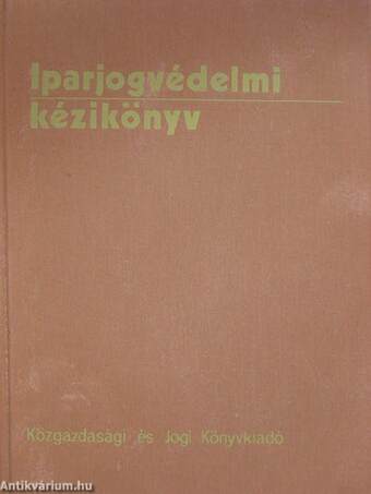 Iparjogvédelmi kézikönyv