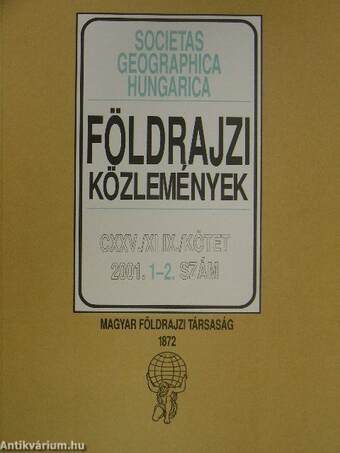 Földrajzi Közlemények 2001/1-4.