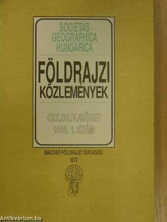 Földrajzi Közlemények 1996/1-4.