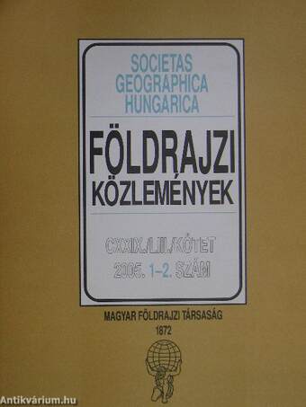 Földrajzi Közlemények 2005/1-4.