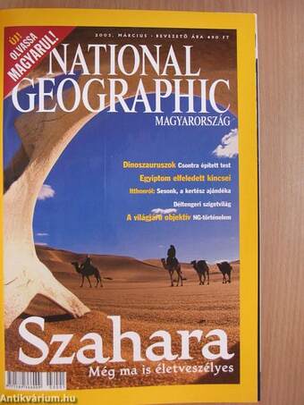 National Geographic Magyarország 2003. március-december I-II.