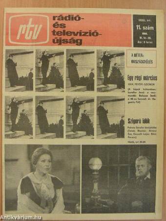 Rádió- és televízióújság 1986-1988. (vegyes számok) (66 db)