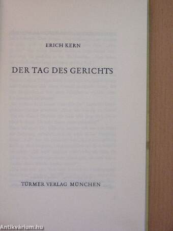 Der Tag des Gerichts