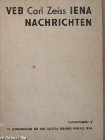 Nachrichten - September 1963 - Sonderband IV