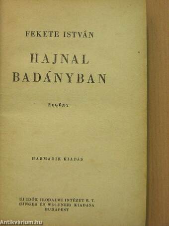 Hajnal Badányban