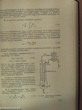 Vegyipari műveletek és készülékek számítása