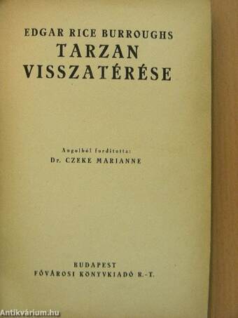 Tarzan visszatérése