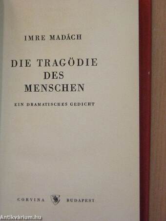 Die Tragödie des Menschen