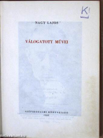 Nagy Lajos válogatott művei