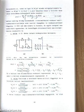 Hálózatok és rendszerek analízise 3.