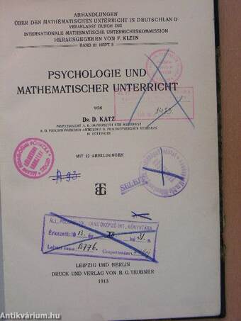 Psychologie und mathematischer Unterricht