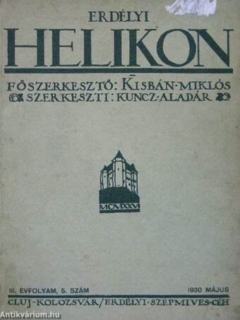 Erdélyi Helikon 1930. május