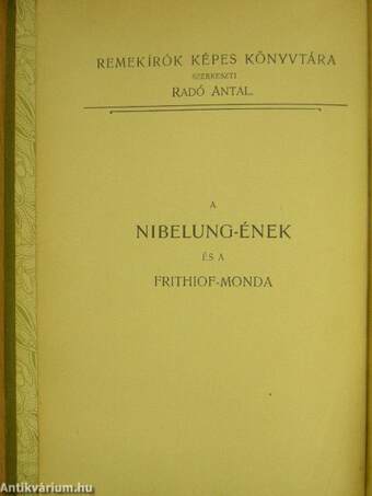 A Nibelung-ének és a Frithiof-monda I-II.