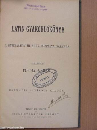 Latin gyakorlókönyv