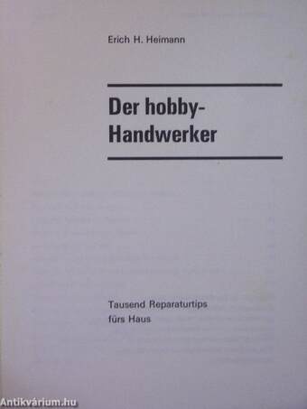 Der Hobby-Handwerker