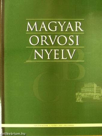 Magyar Orvosi Nyelv 2007. december
