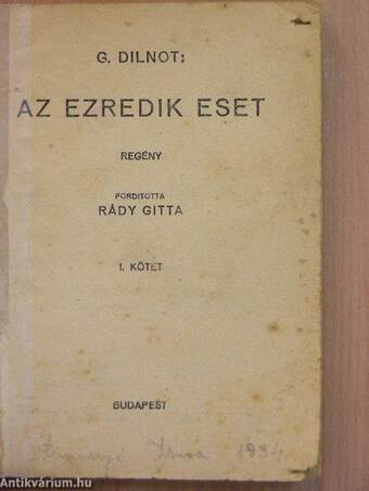 Az ezredik eset I-II.