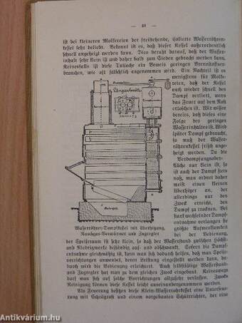 Der Molkerei-Dampfkessel und sein Betrieb (gótbetűs)