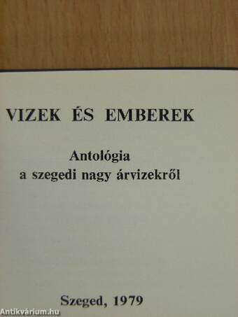 Vizek és emberek (minikönyv)