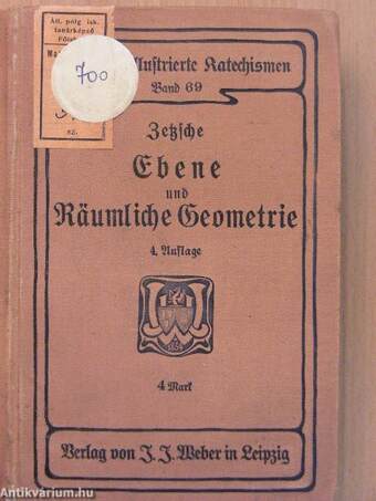 Ebene und Räumliche Geometrie (gótbetűs)