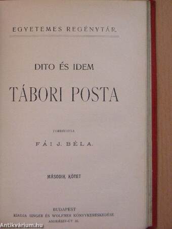 Tábori posta I-II.