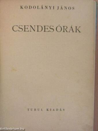 Csendes órák