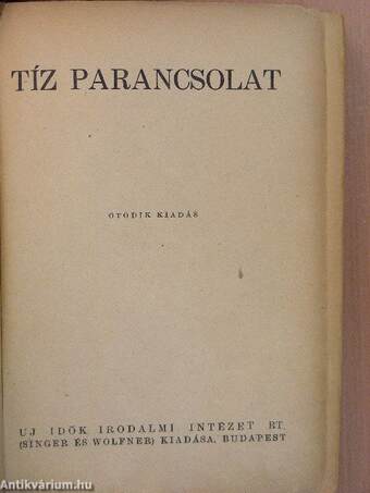 Tíz parancsolat