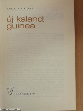 Új kaland: Guinea