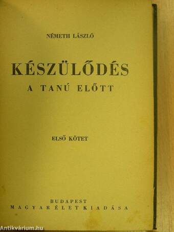 Készülődés I-II.