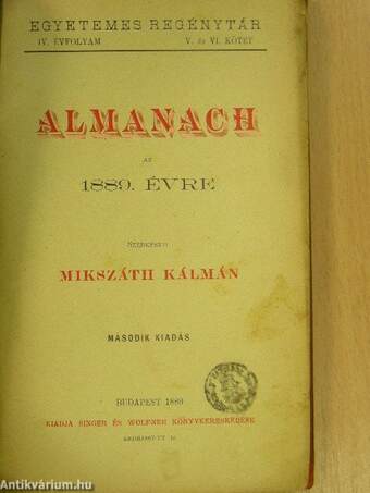 Almanach az 1889. évre