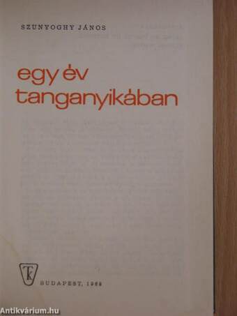 Egy év Tanganyikában