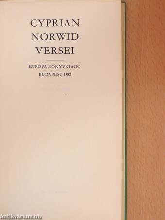 Cyprian Norwid versei